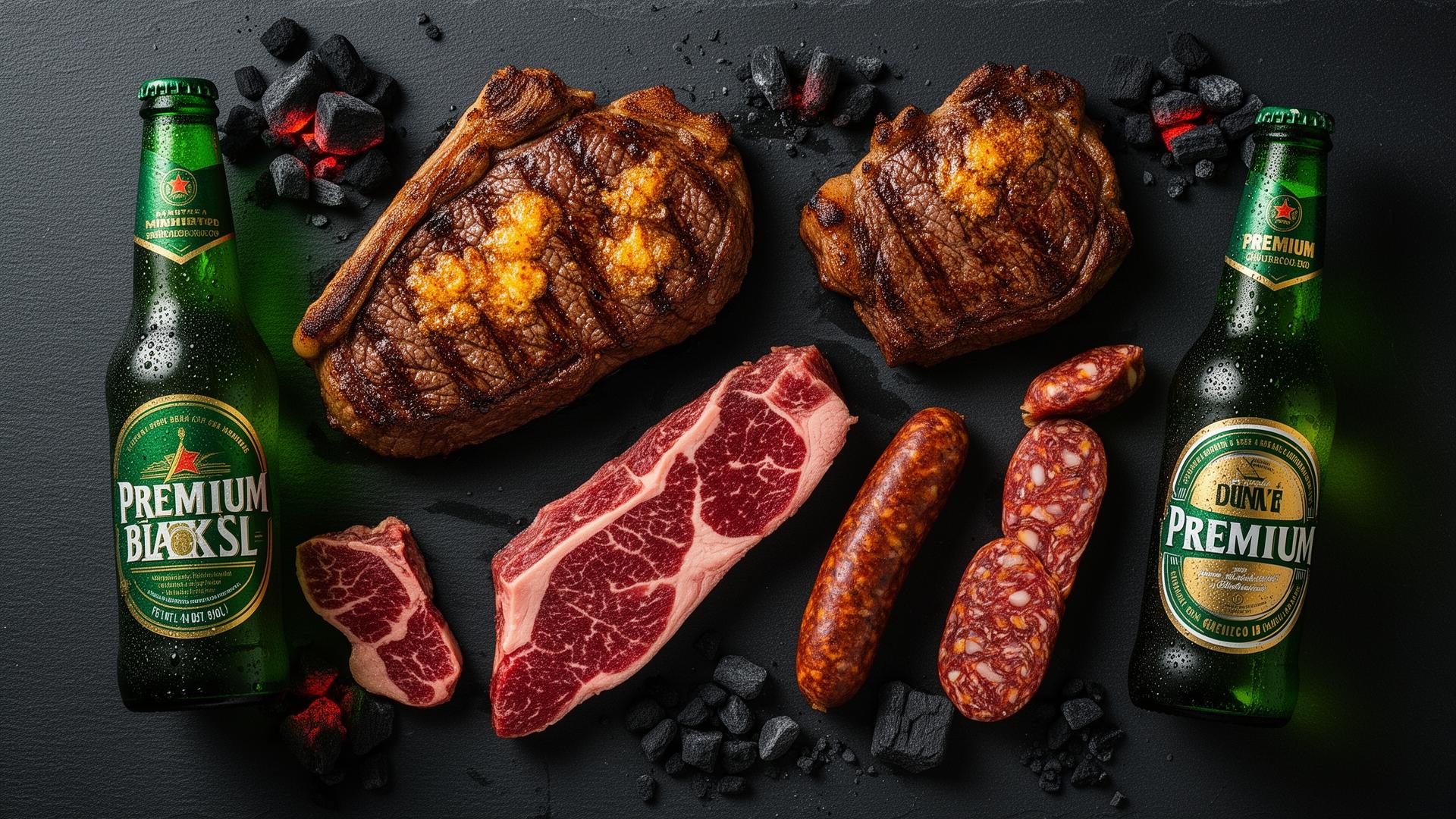 Picanha, Wagyu e cerveja premium — o churrasco do Hexa